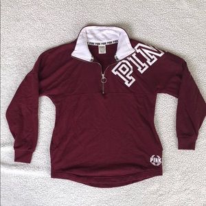 Maroon Pink ¼ Zip